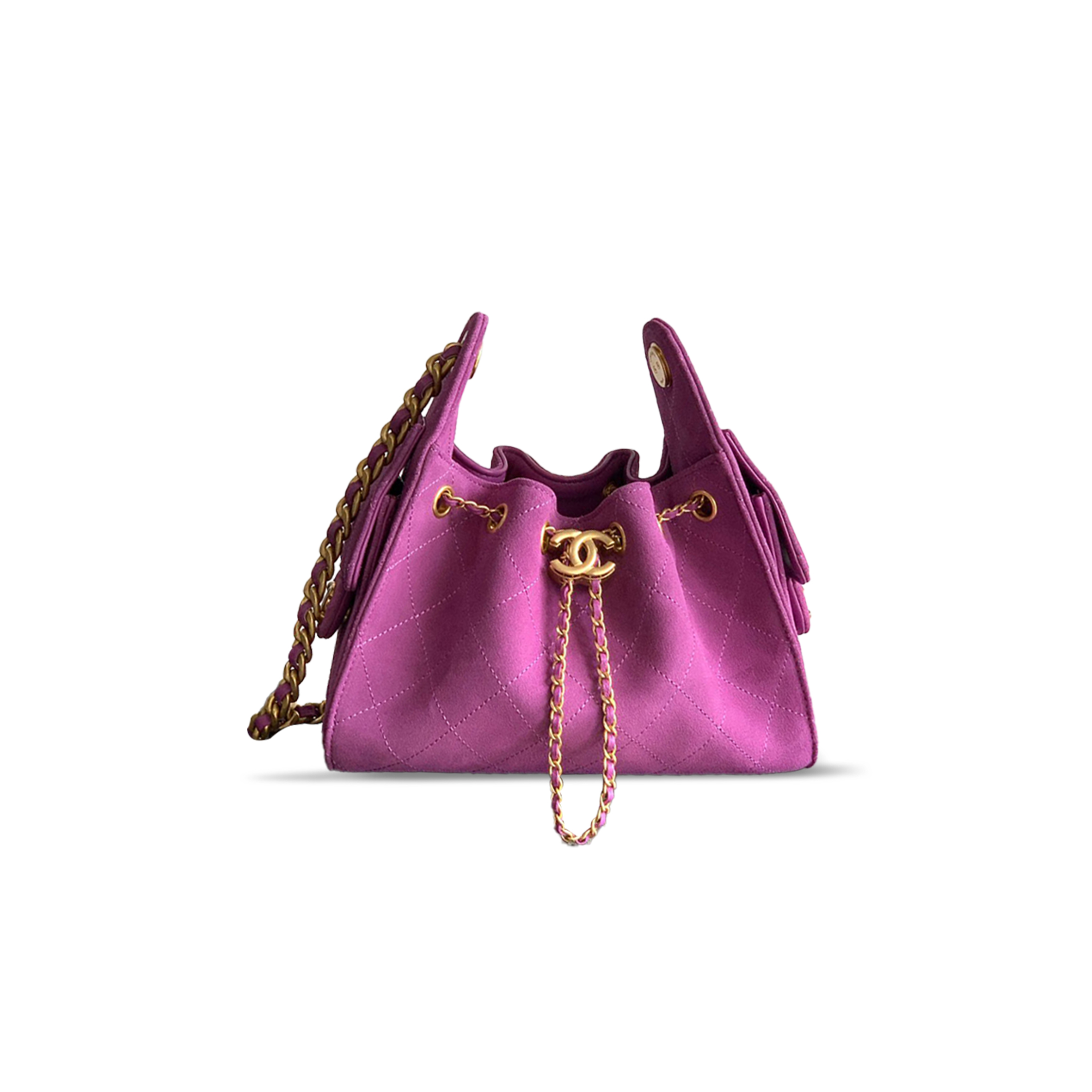 Ch*el 25 mini hobo bag suede as5631 (22*20*12.5cm)